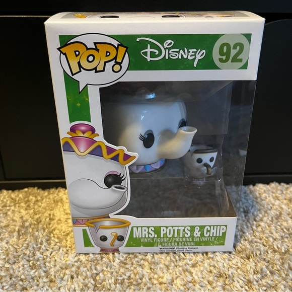 Disney | Other | Mrs Potts And Chip Pop Funko 92 | Poshmark